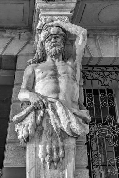 Statue Lion City Rome — Stock Photo, Image