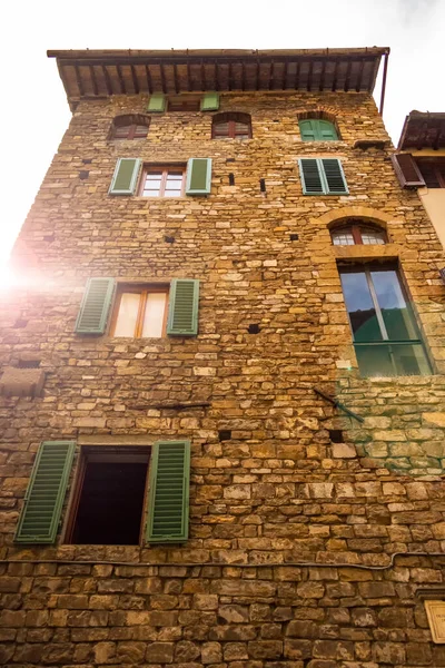 Blick Auf Ein Antikes Haus Florenz April 2018 Florenz Toskana — Stockfoto