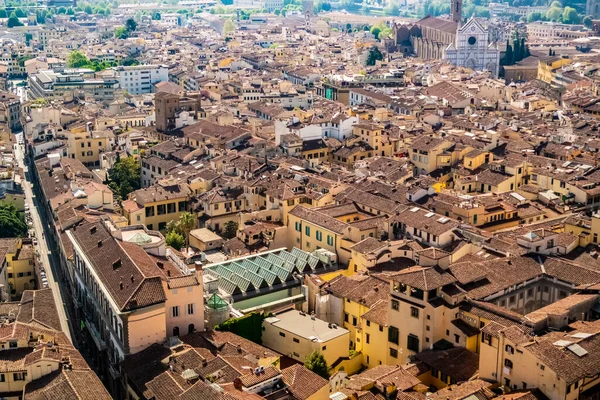 Vista Sobre Florença Palazzo Vecchio Abril 2018 Florença Toscana Itália — Fotografia de Stock