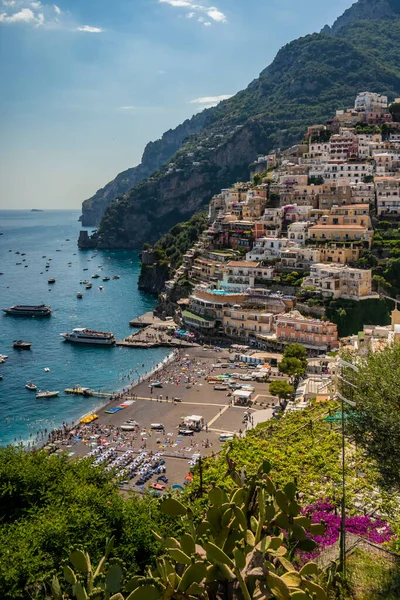 Sea view in Positano, along the Amalfi coast, Campania - Italy