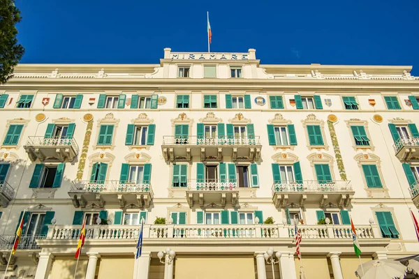 Front View Miramare Hotel Santa Margherita Ligure August 2019 Santa — Photo