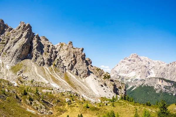 Uitzicht Het Dolomieten Gebergte Bij Misurina Veneto Italië — Stockfoto