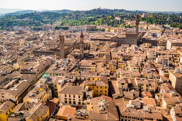 Palazzo Vecchio 'dan Floransa' ya bakın. 23 Nisan 2018 Floransa, Toskana - İtalya