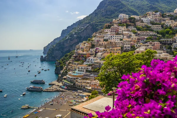 Sea view in Positano, along the Amalfi coast, Campania - Italy