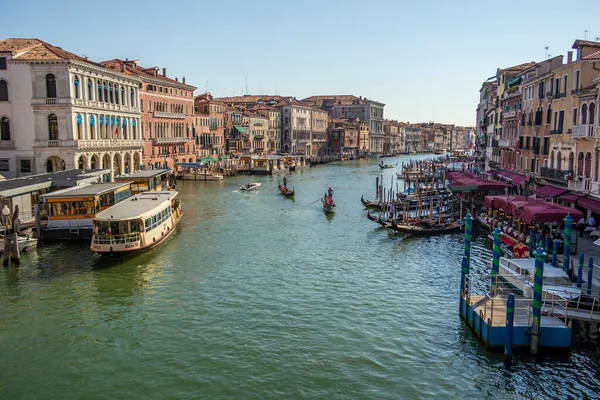 Венеція Італія Четвер 2017 Року Вигляд Гранд Канал Місті Центру — стокове фото