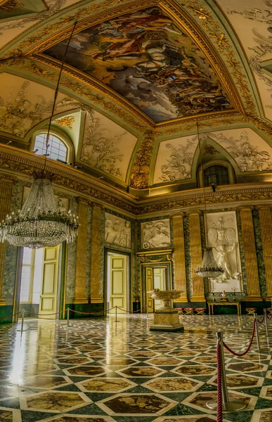 Vista Para Quarto Palácio Real Caserta Junho 2018 Caserta Campania — Fotografia de Stock