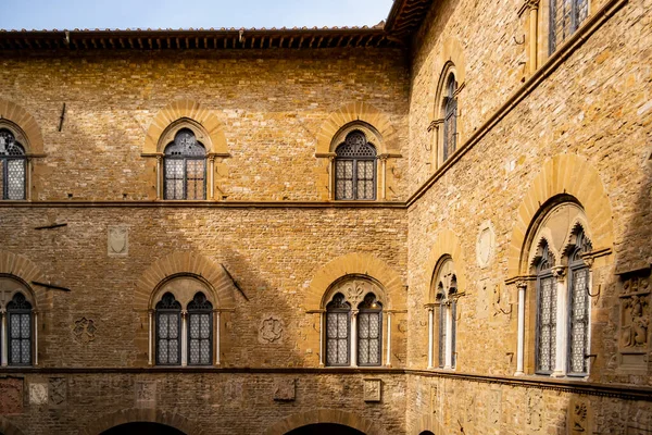 Blick Auf Den Innenhof Des Palazzo Del Bargello Florenz April — Stockfoto