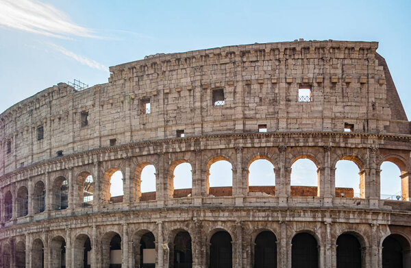 View on the Colosseum in Rome, Lazio - Italy