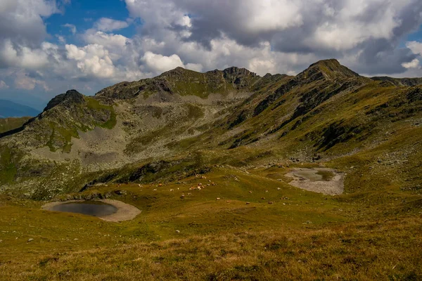 Widok Schroniska Górskiego Sillian Karyntia Austria — Zdjęcie stockowe