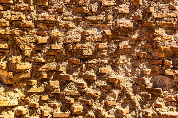 Oude Baksteen Muur Textuur Achtergrond — Stockfoto