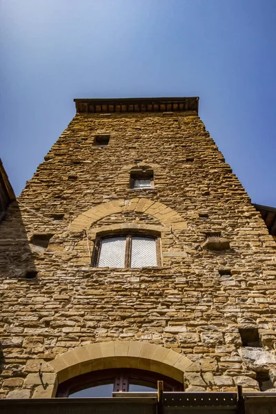 Vista Una Casa Torre Firenze Toscana Italia — Foto Stock
