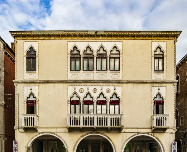 Vista Sobre Antigo Palácio Chioggia Província Veneza Agosto 2018 Chioggia — Fotografia de Stock