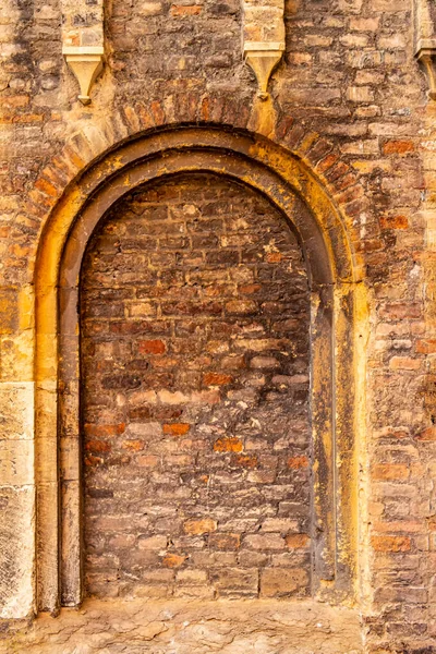 Старі Дерев Яні Двері Місті Жеруа Ісраель — стокове фото
