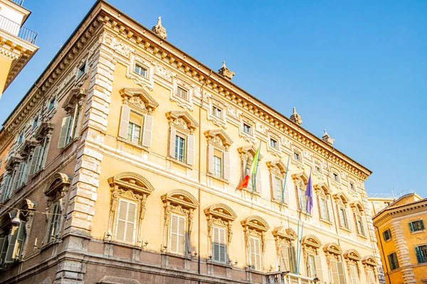 Kilátás Palazzo Madama Rómában Augusztus 2019 Rome Olaszország — Stock Fotó