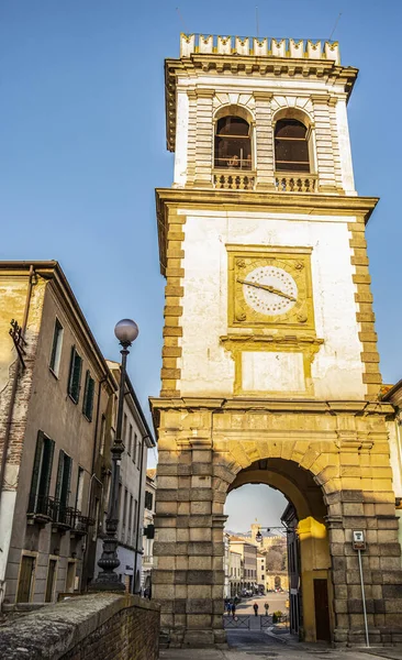 Kilátás Este Község Óratornyára Padova Megyében Veneto Olaszország — Stock Fotó
