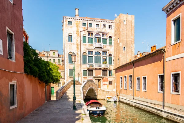 Venice Italy September 2019 중앙의 도시에 운하의 — 스톡 사진