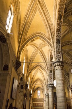 Salo 'daki Santa Maria Annunziata Duomo' nun yanında. 8 Ekim 2017 Salo, Brescia - İtalya