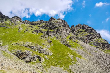 Trentino Alto Adige 'deki Pejo Dağı' ndan Görünüm - İtalya