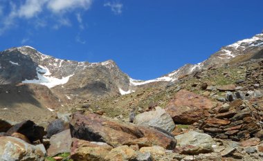 Val di Sole 'un yüksek dağlarında Trentino Alto Adige - İtalya