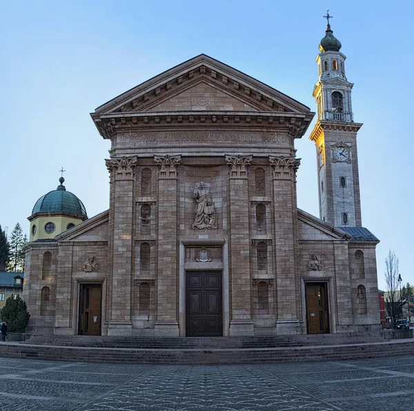 Biserica Asiago Vicenza Italia — Fotografie, imagine de stoc