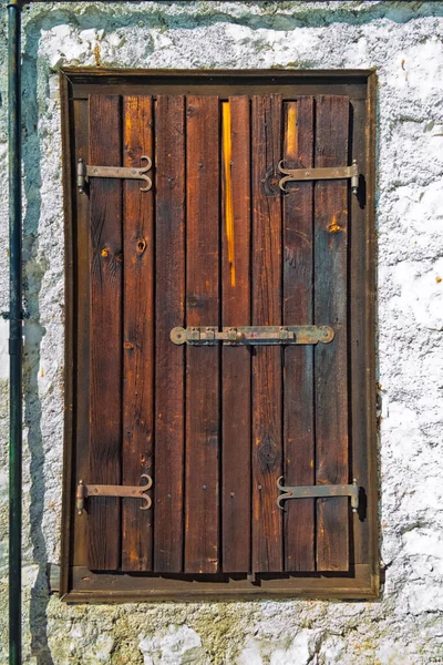 Stare Drzwi Wiejskim Domu — Zdjęcie stockowe