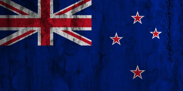 Прапор Нової Зеландії Старій Тканині — стокове фото