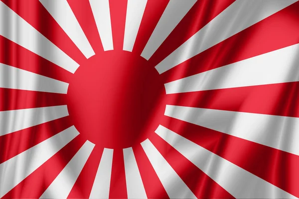 Japans Örlogsflagga — Stockfoto