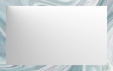 Metnin için boş boşluğu olan boş beyaz kağıt. 3d oluşturma