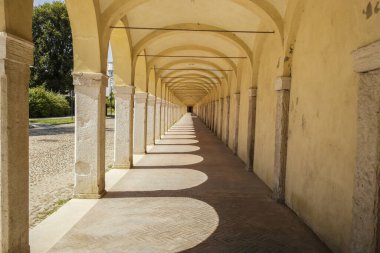 Loggiato dei Cappuccini, Comacchio, Emilia Romagna - İtalya