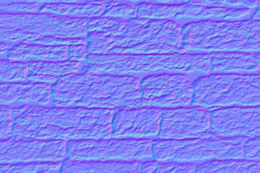 soyut mor doku arkaplanı, Normal harita 