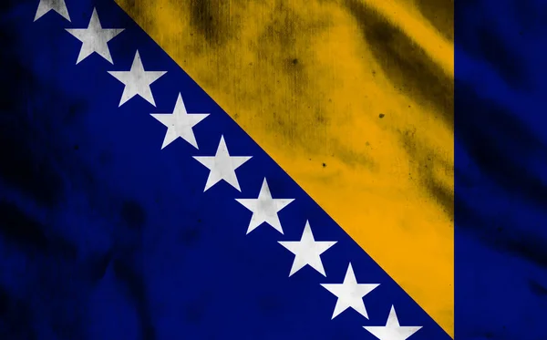 Bosna Hersek Bayrağı — Stok fotoğraf