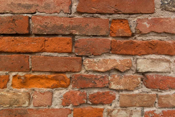 Oude Baksteen Muur Achtergrond — Stockfoto