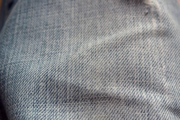 Close Blue Jeans Texture — Stock Photo, Image