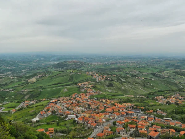 Paesaggio Visto San Marino — Foto Stock