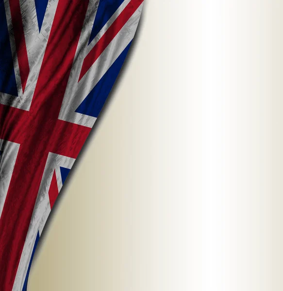 Σημαία Μεγάλης Βρετανίας Στη Σκηνή — Φωτογραφία Αρχείου