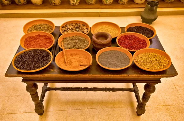 Table Minced Spices — Stock Photo, Image