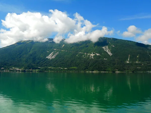 Озеро Сан Крос Белуно Італій — стокове фото