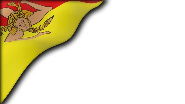 Flagge Von Brunei Schwenkend Illustration — Stockfoto