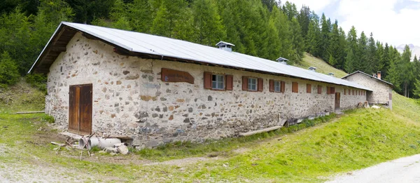 Blick Auf Die Malga Monte Sole Bassa Tal Von Rabbi — Stockfoto