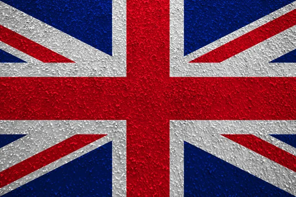 Britische Flagge Der Wand — Stockfoto