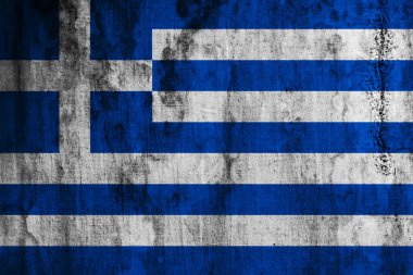 Yunanistan eski kumaşa bayrak dikti 