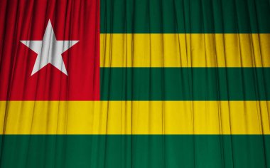 Bolivya 'nın dekoratif renkli bayrağının perde arkası  