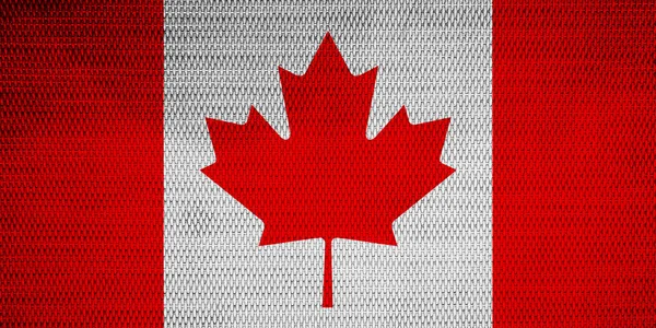 Drapeau Canada Avec Texture — Photo