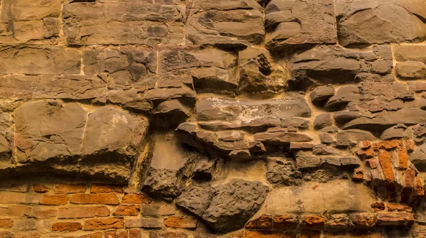 Oude Baksteen Muur Textuur Achtergrond — Stockfoto