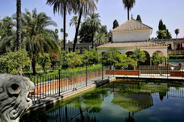 Jardín Del Real Alcázar Sevilla Agosto 2016 Sevilla España — Foto de Stock