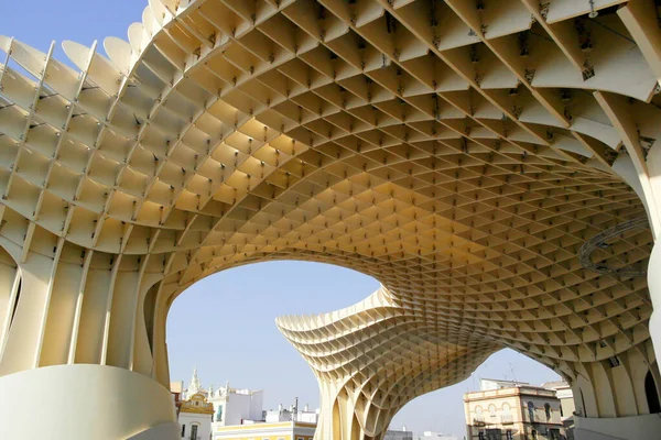 Metropol Parasol Sevilla Arquitecto Ópera Alemán Jurgen Mayer Agosto 2016 —  Fotos de Stock