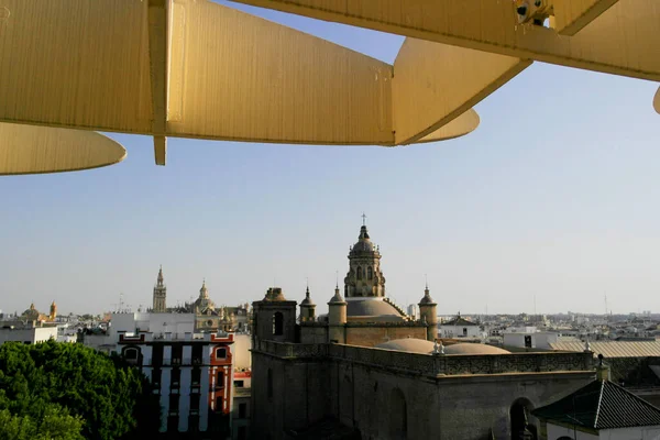 Metropol Parasol Sevilla Arquitecto Ópera Alemán Jurgen Mayer Agosto 2016 —  Fotos de Stock