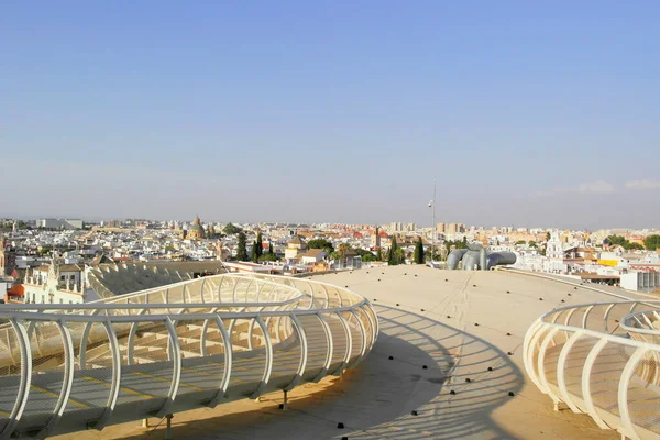 Vista Desde Metropol Parasol Sevilla Ópera Arquitecto Alemán Jurgen Mayer —  Fotos de Stock