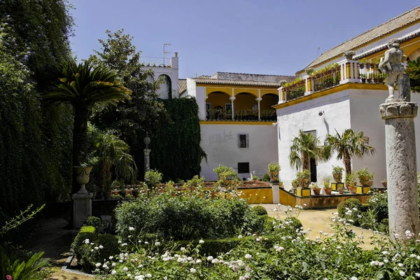 Der Garten Der Casa Pilatos Sevilla August 2016 Sevilla Andalusien — Stockfoto
