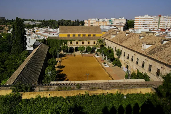 Stallen Van Alcazar Los Reyes Cristianos Cordoba Spanje Andalusië — Stockfoto